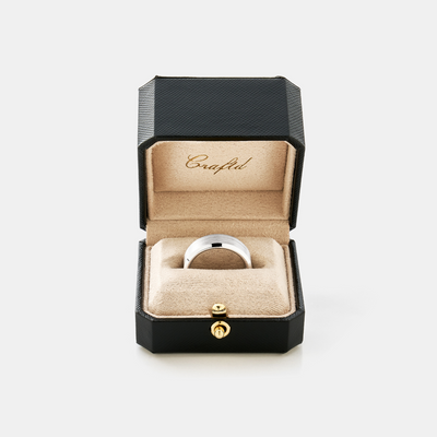 Bevelled Wedding Ring (Silver) 8mm